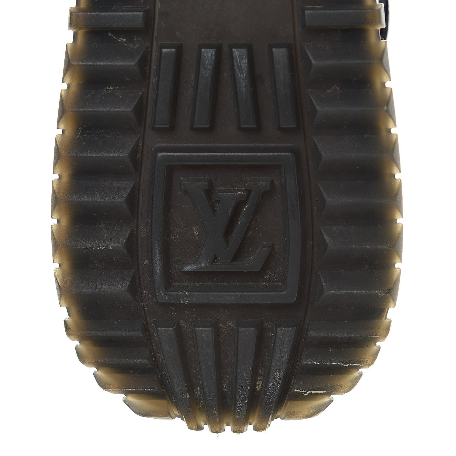 Louis Vuitton Suede Monogram Run Away Sneakers 36 Black 7 of 8