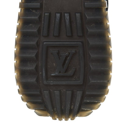 Louis Vuitton Suede Monogram Run Away Sneakers 36 Black 7 of 8