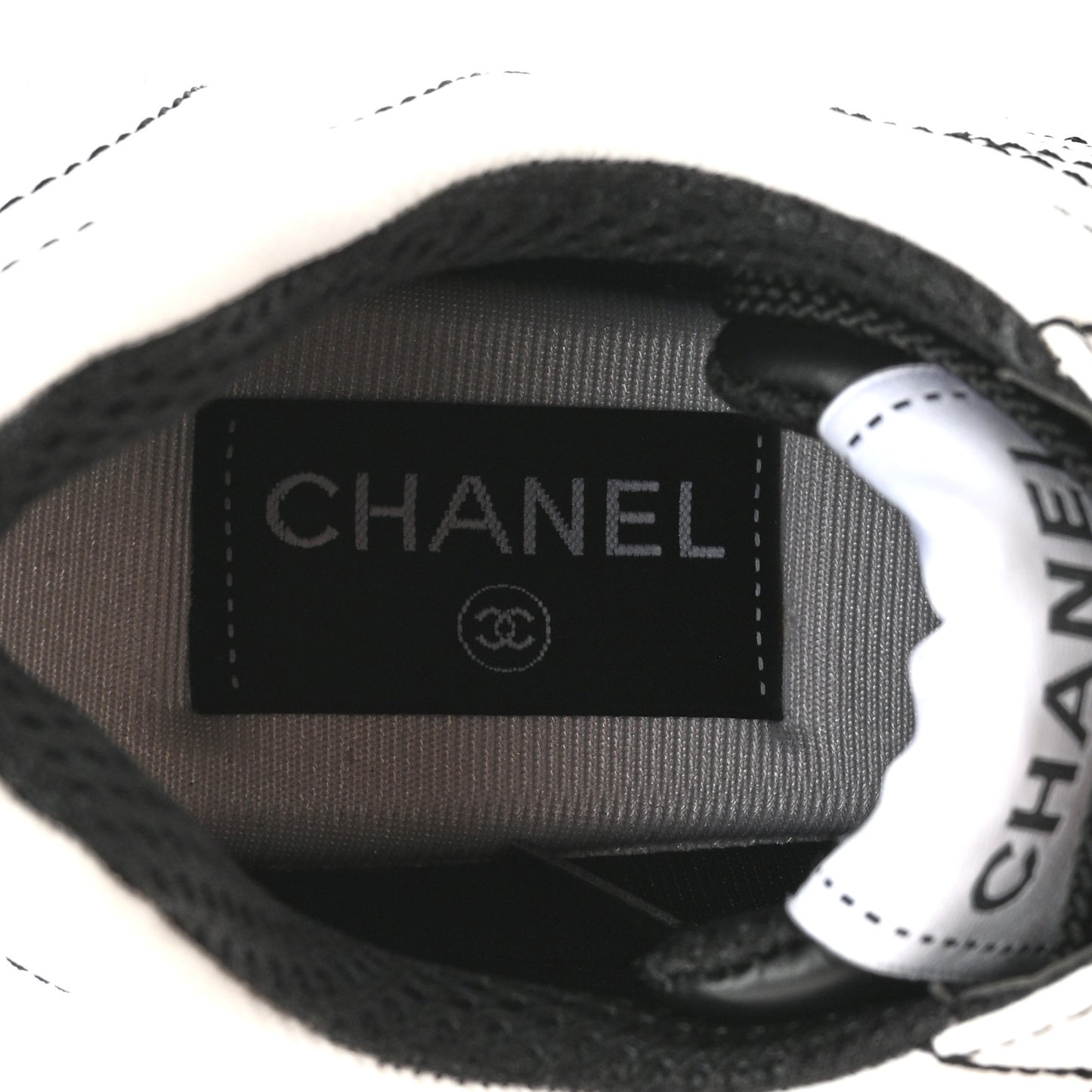 Cotton Womens CC Sneakers 38 White Black