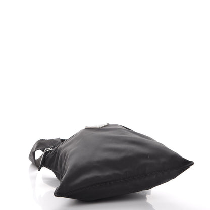 Prada Nylon Small Flat Messenger Bag Black 5 of 11