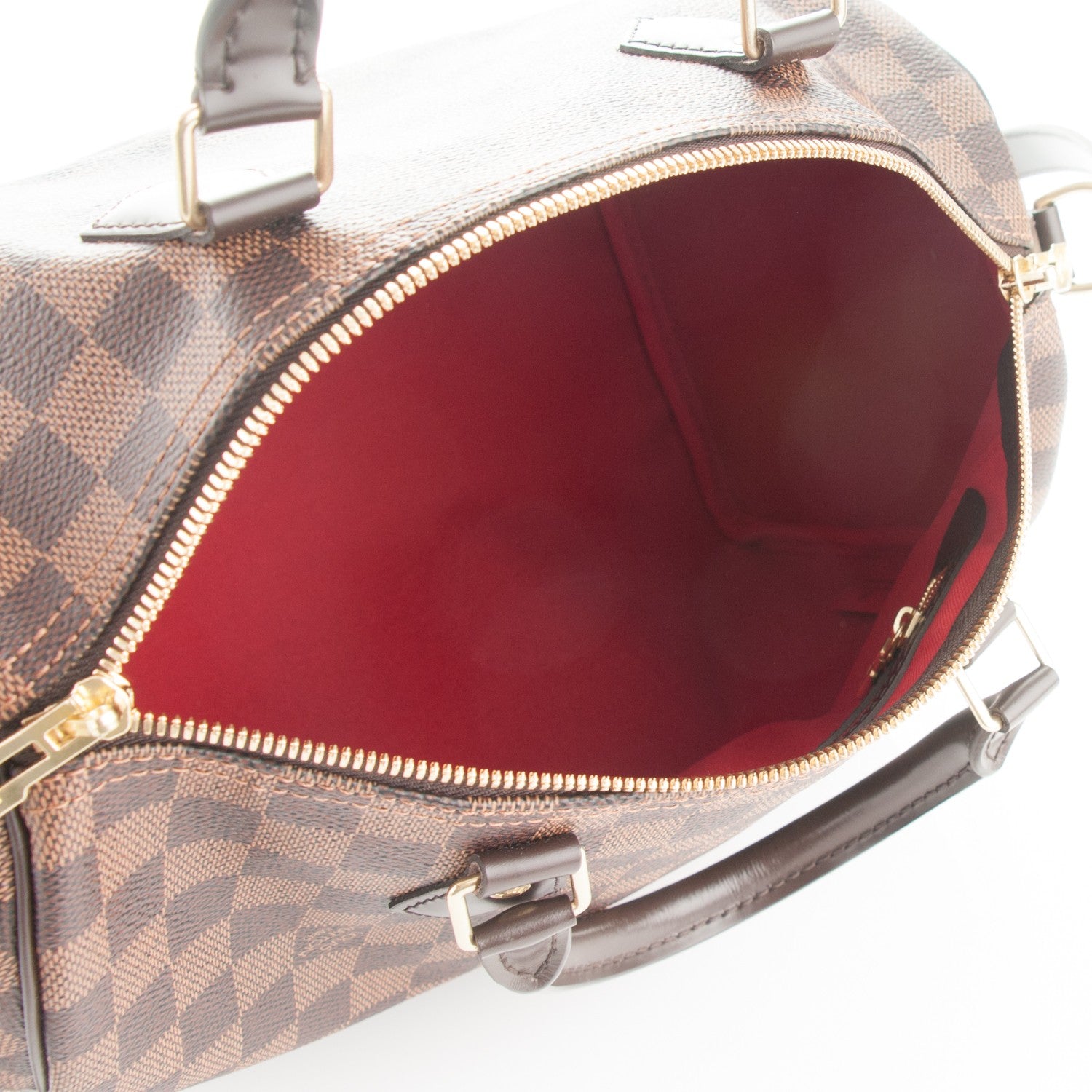 Louis Vuitton Damier Ebene Speedy Bandouliere 30 5 of 9