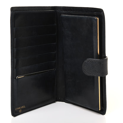 Chanel Caviar Timeless CC French Wallet Black 3 of 4