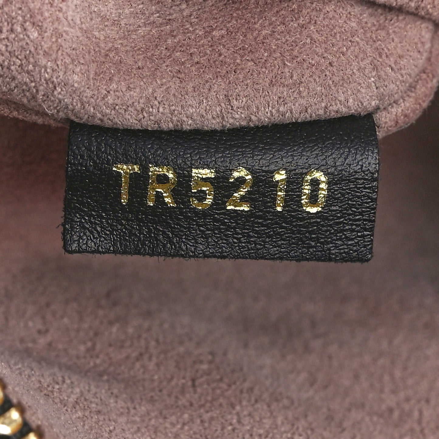Lambskin Embossed Monogram Coussin PM Black