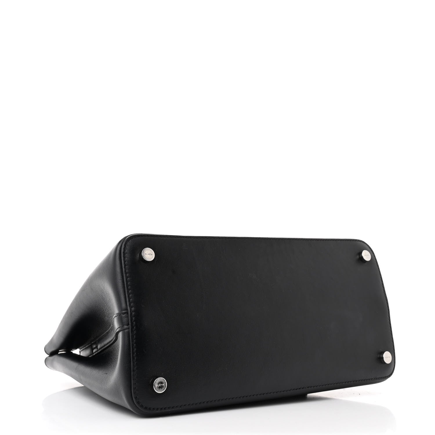 Alaia Calfskin Laser Cut Mina 25 Bag Black 5 of 10