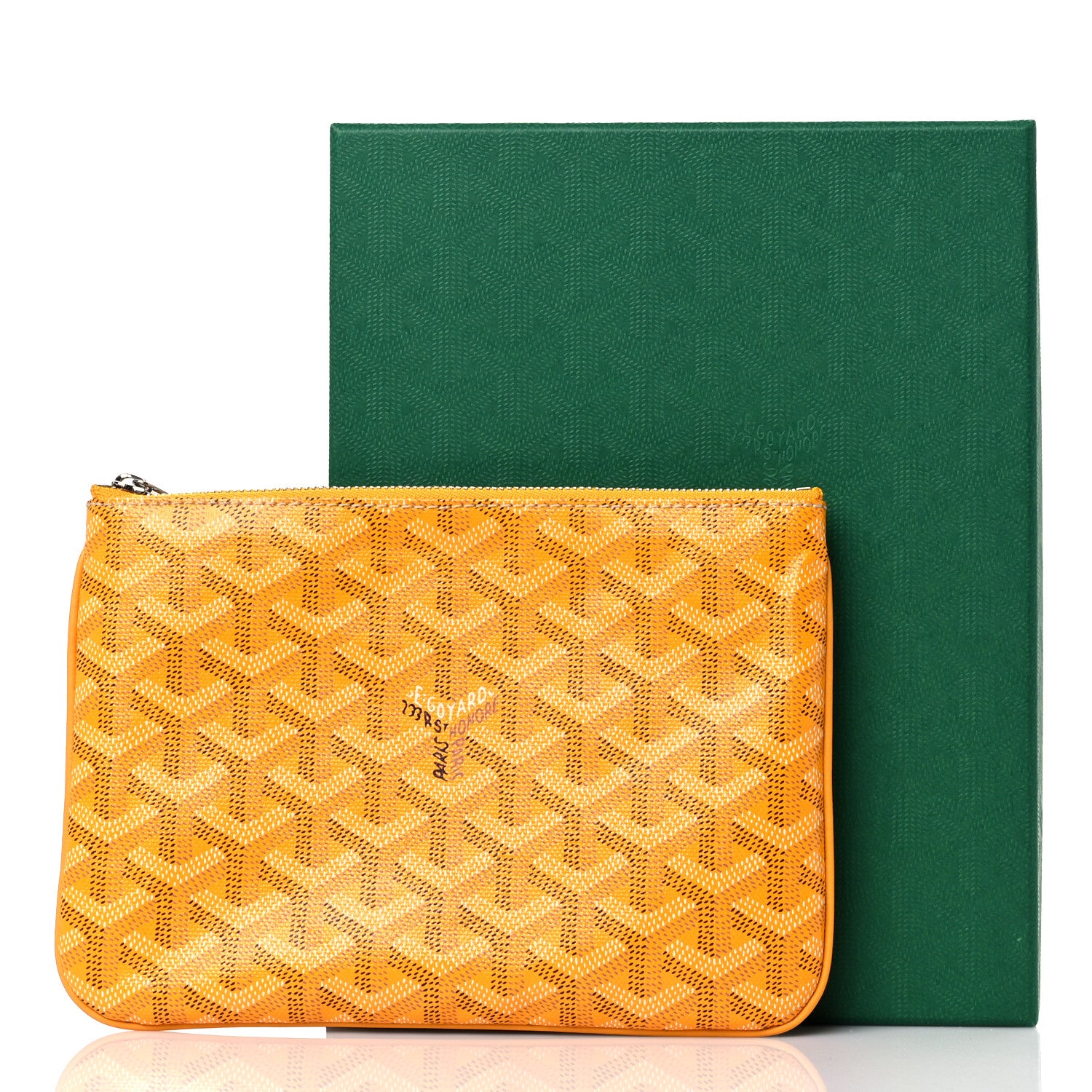 Goyard Goyardine Senat Pochette PM Yellow 9 of 9