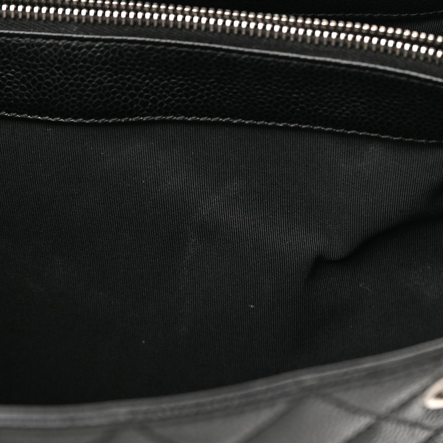 Caviar Quilted Grand Shopping Tote GST Black