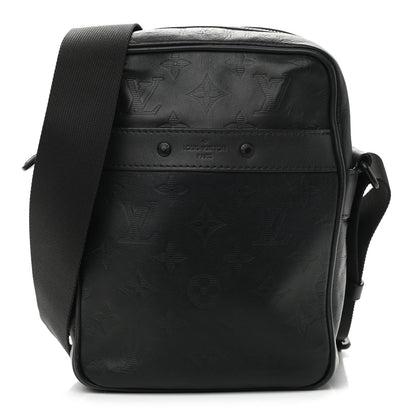 Louis Vuitton Calfskin Monogram Shadow Danube PM Black 1 of 10
