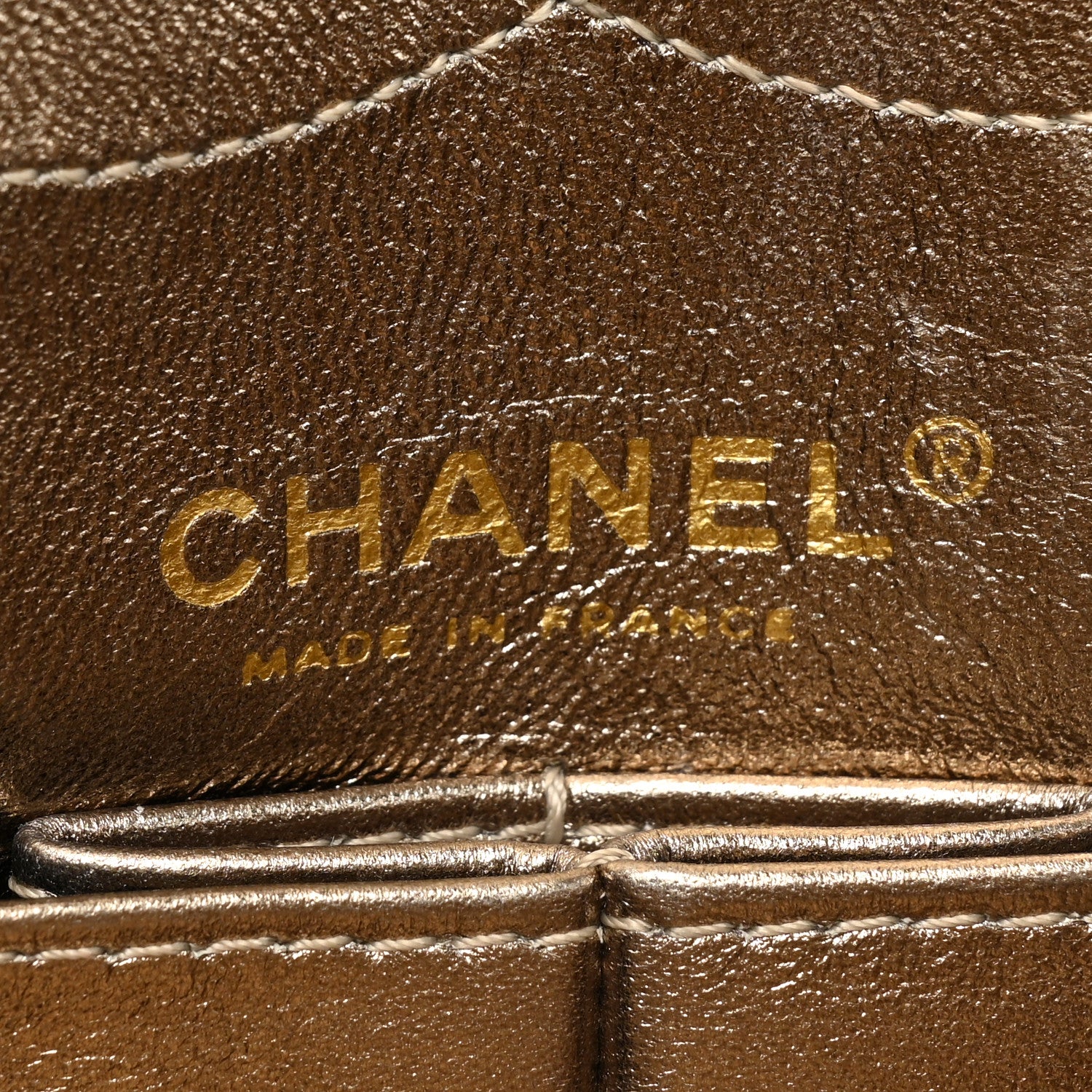 Chanel Metallic Aged Calfskin Quilted 2.55 Reissue 225 Flap Gold 8 of 23