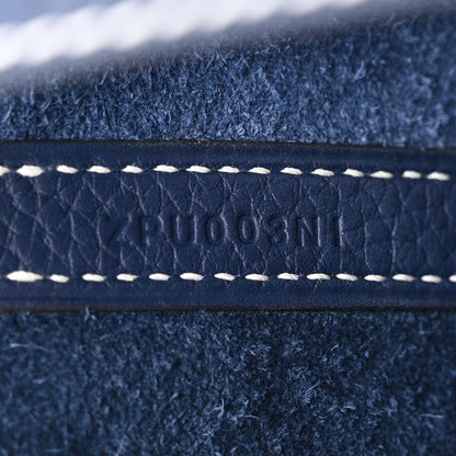 Hermes Taurillon Clemence Casaque Picotin Lock 22 MM Bleu Saphir Bleu Brighton 7 of 13