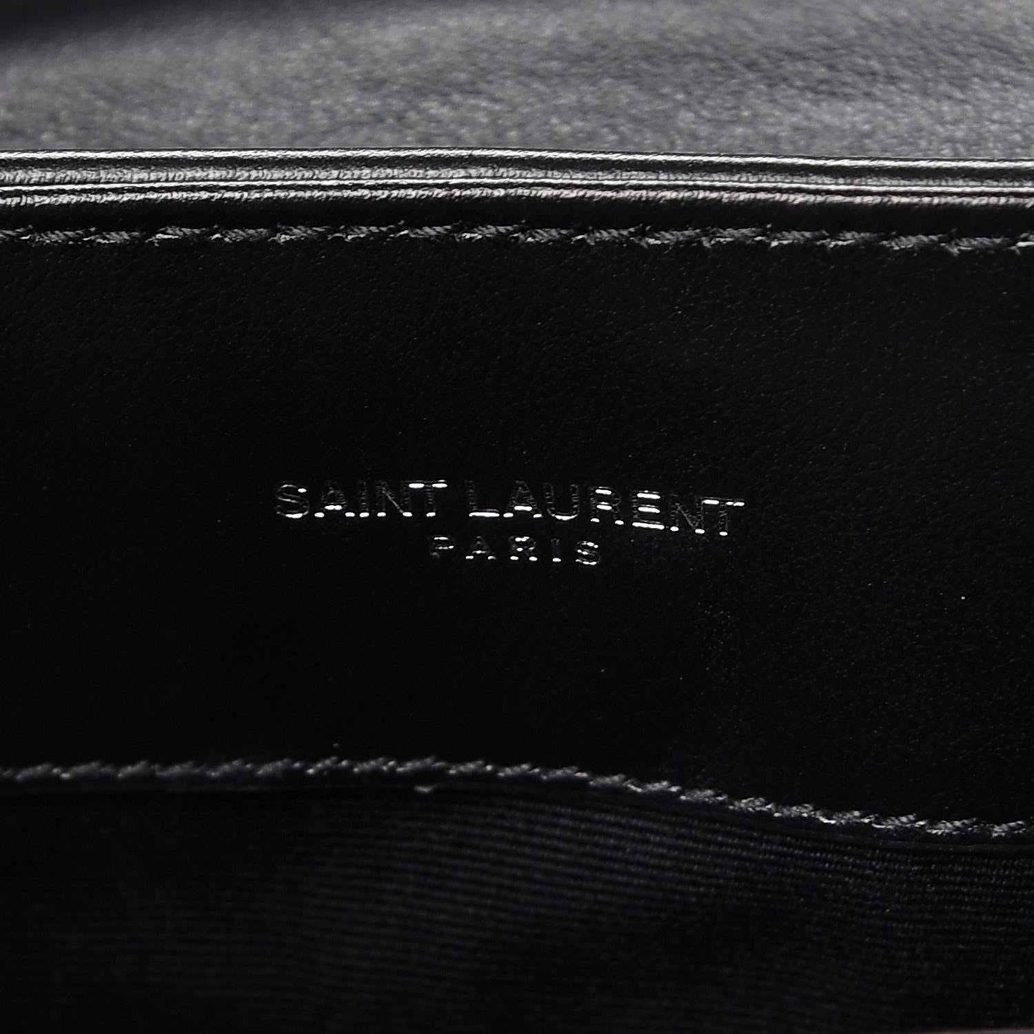 Saint Laurent Calfskin Y Quilted Monogram Medium Loulou Satchel Black 8 of 12