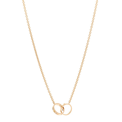 Cartier 18K Yellow Gold Interlocking LOVE Necklace 1 of 5