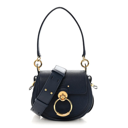 Chloe Calfskin Small Tess Bag Deep Ocean Blue 1 of 9