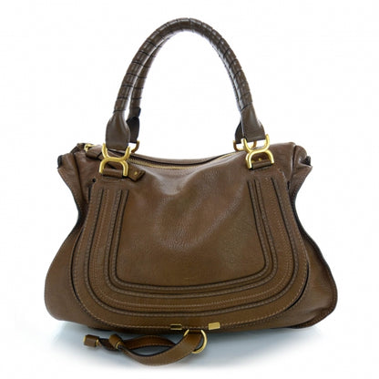 Chloe Leather Large Marcie Satchel 1 of 9