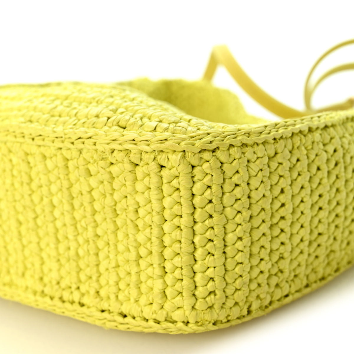 Miu Miu Crochet Mini Wander Hobo Citrus Yellow 9 of 9