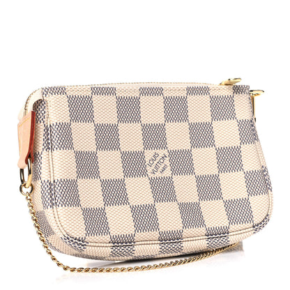 Louis Vuitton Damier Azur Mini Pochette Accessories 2 of 4