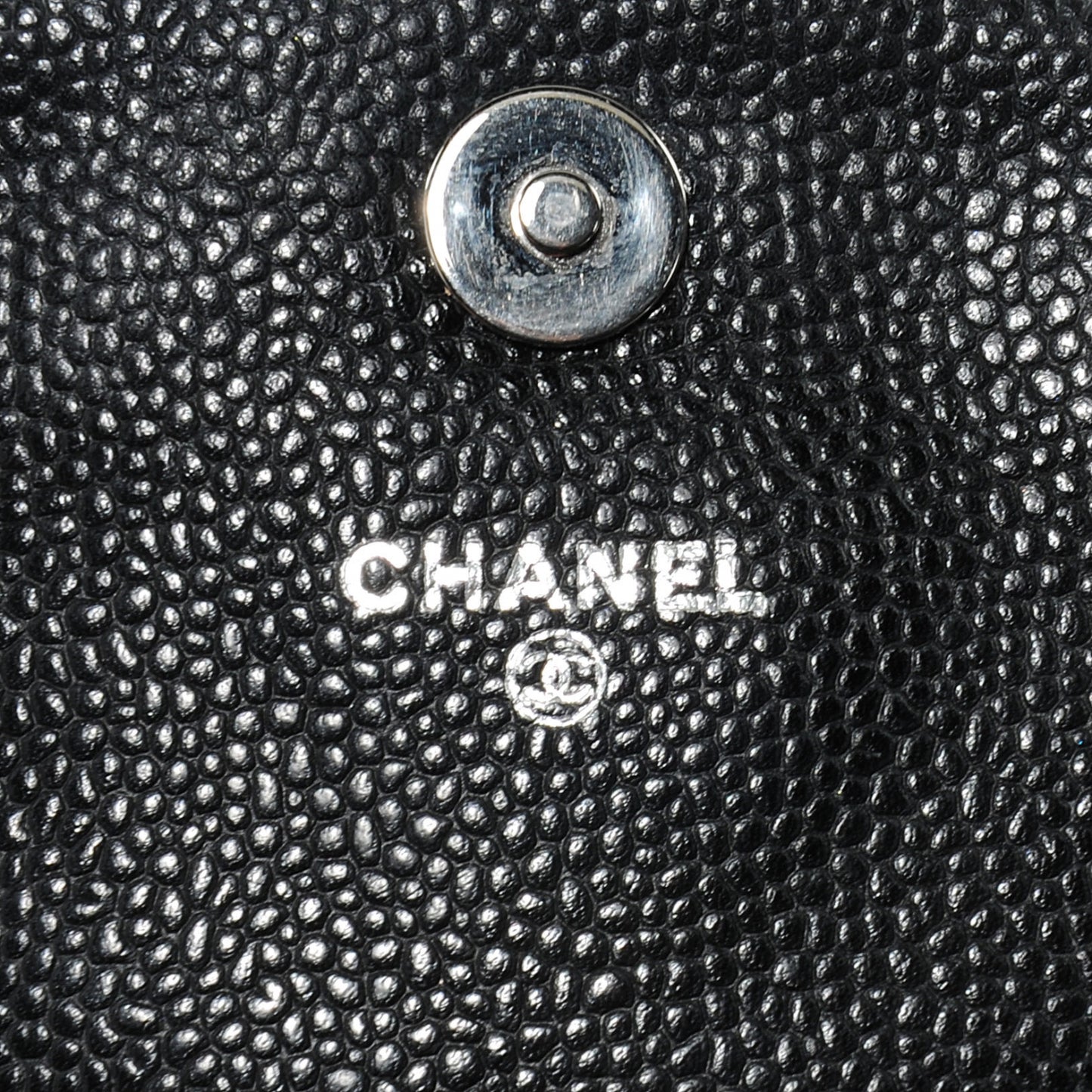 Caviar Half Moon Wallet On Chain WOC Black