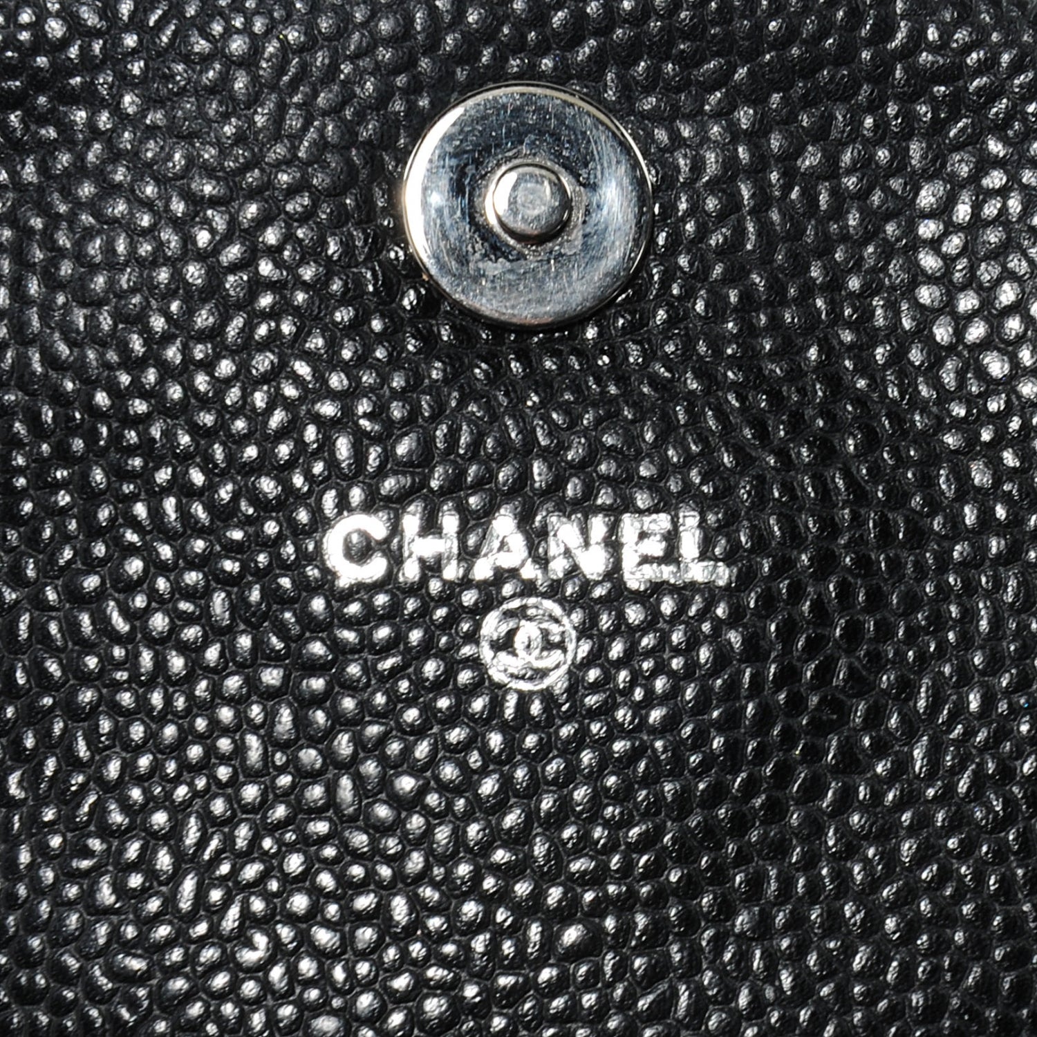 Chanel Caviar Half Moon Wallet On Chain WOC Black 3 of 9