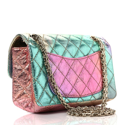 Chanel Metallic Goatskin Quilted Mini 2.55 Reissue Flap Multicolor 3 of 9