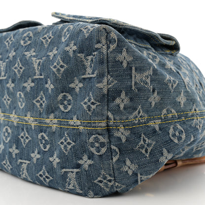 Louis Vuitton Denim Sac a Dos Backpack GM Blue 9 of 14