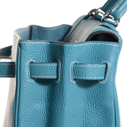 Hermes Togo Kelly Retourne 35 Blue Jean 13 of 25