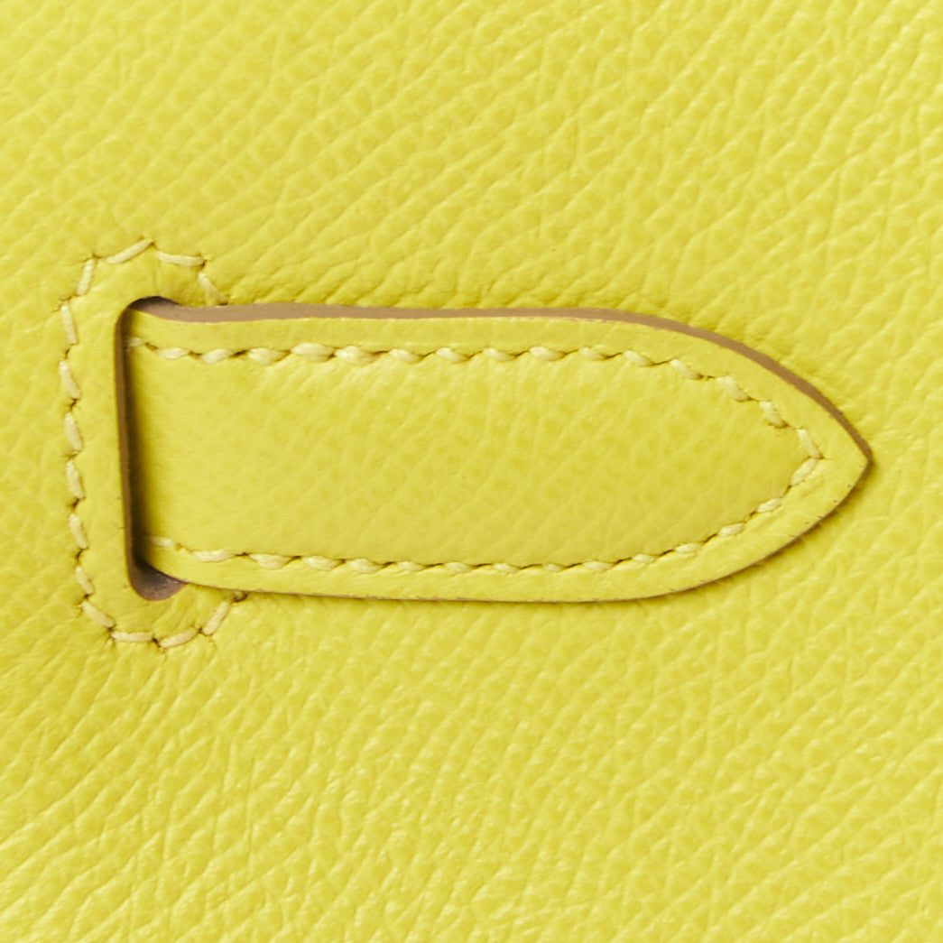 Epsom Birkin 30 Lime