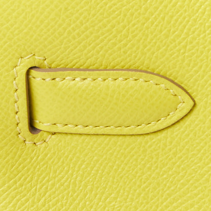 Hermes Epsom Birkin 30 Lime 14 of 32