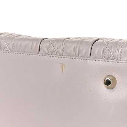 Christian Dior Gaufre Lambskin Cannage Delices Tote Grey 10 of 10