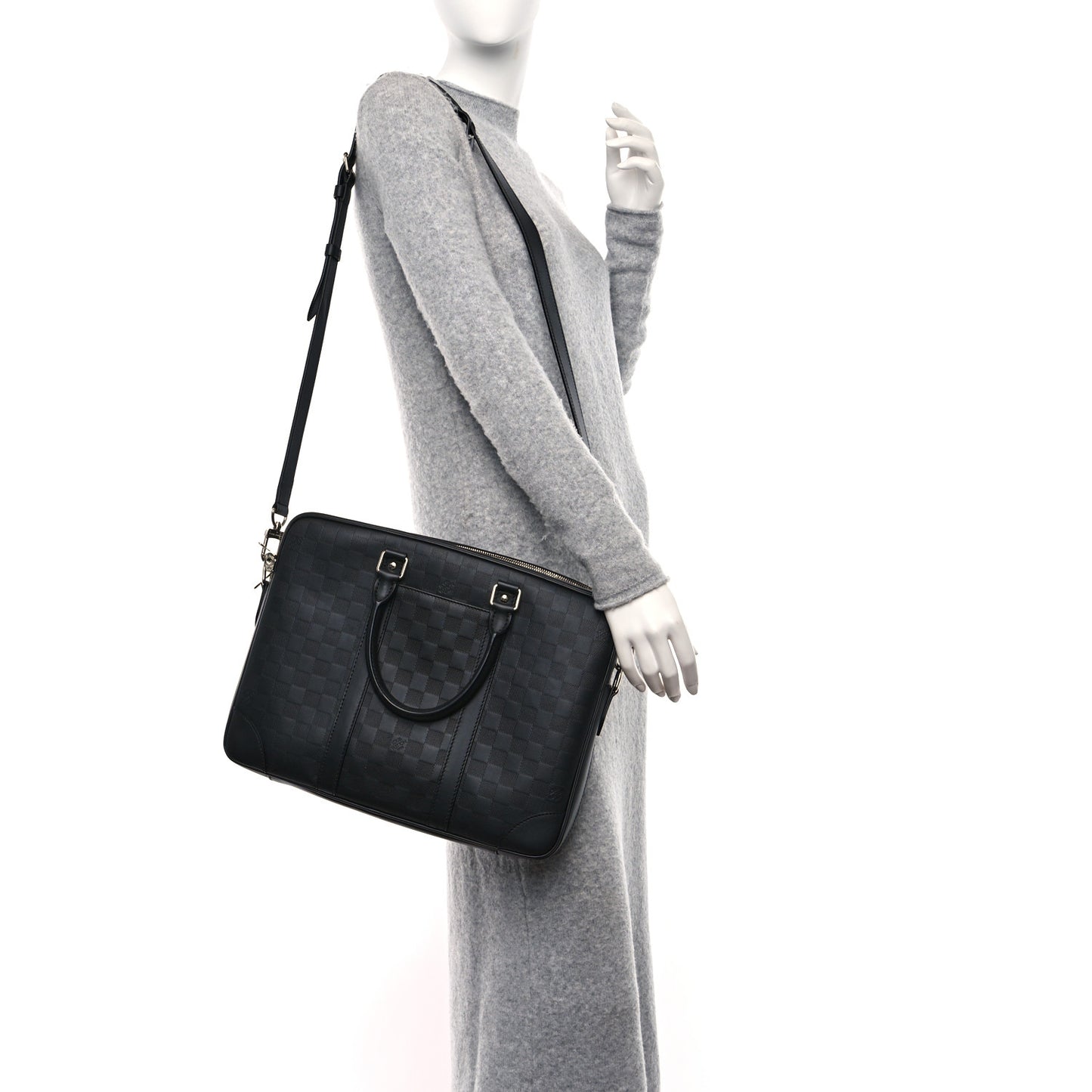 Damier Infini Porte-Documents Voyage PM Onyx