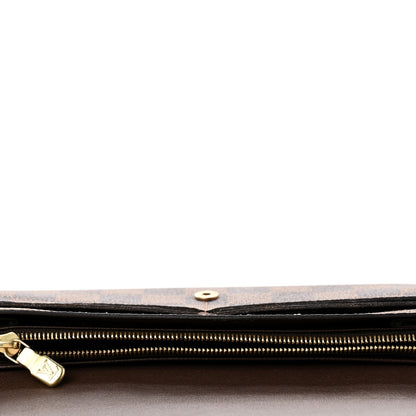 Louis Vuitton Damier Ebene Sarah Wallet NM 9 of 13