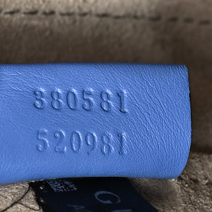 Gucci Soft Suede Small Jackie Shoulder Bag Cerulean Blue 7 of 12