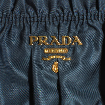 Prada Tessuto Nylon Gaufre Tote Denim 5 of 10