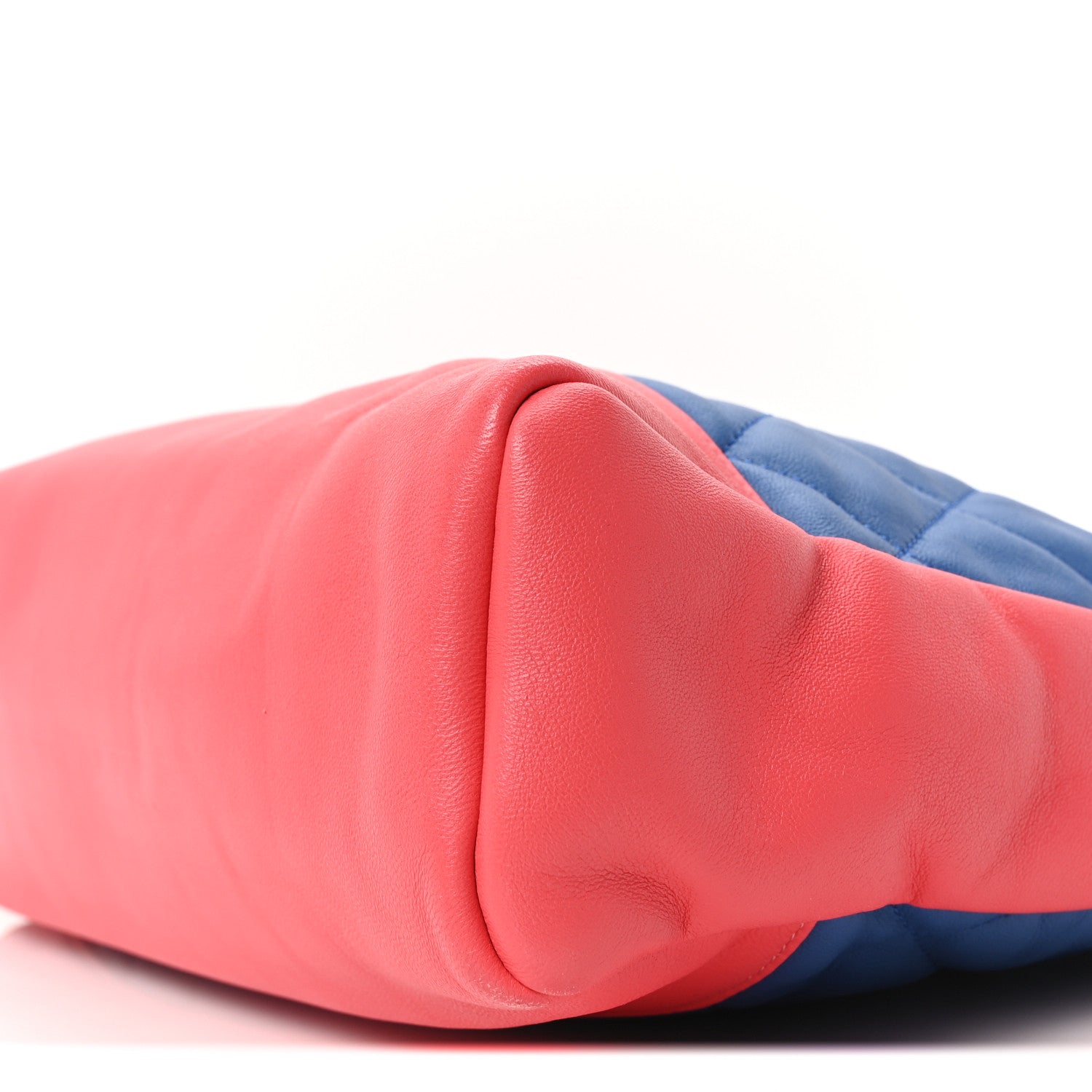 Chanel Lambskin Quilted Large 31 Shopping Bag Blue Red 10 of 10