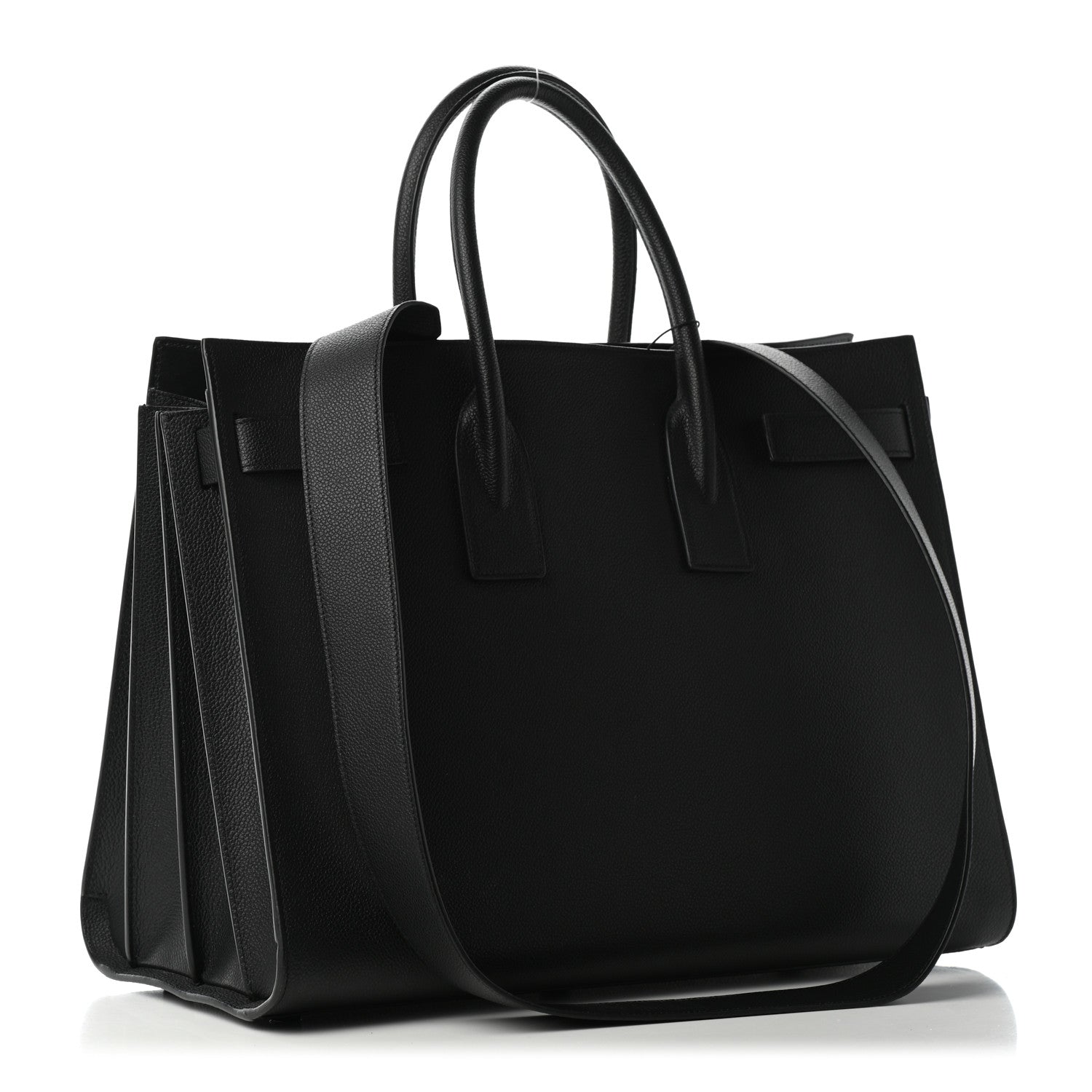 Saint Laurent Grained Calfskin Large Sac De Jour Carryall Black 2 of 5