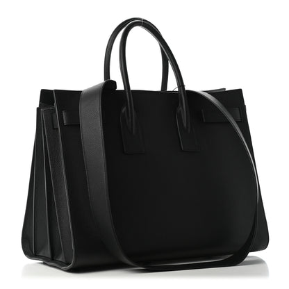 Saint Laurent Grained Calfskin Large Sac De Jour Carryall Black 2 of 5