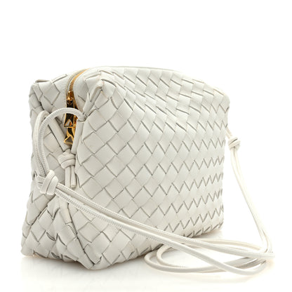 Bottega Veneta Nappa Intrecciato Small Loop Camera Bag Chalk 2 of 7