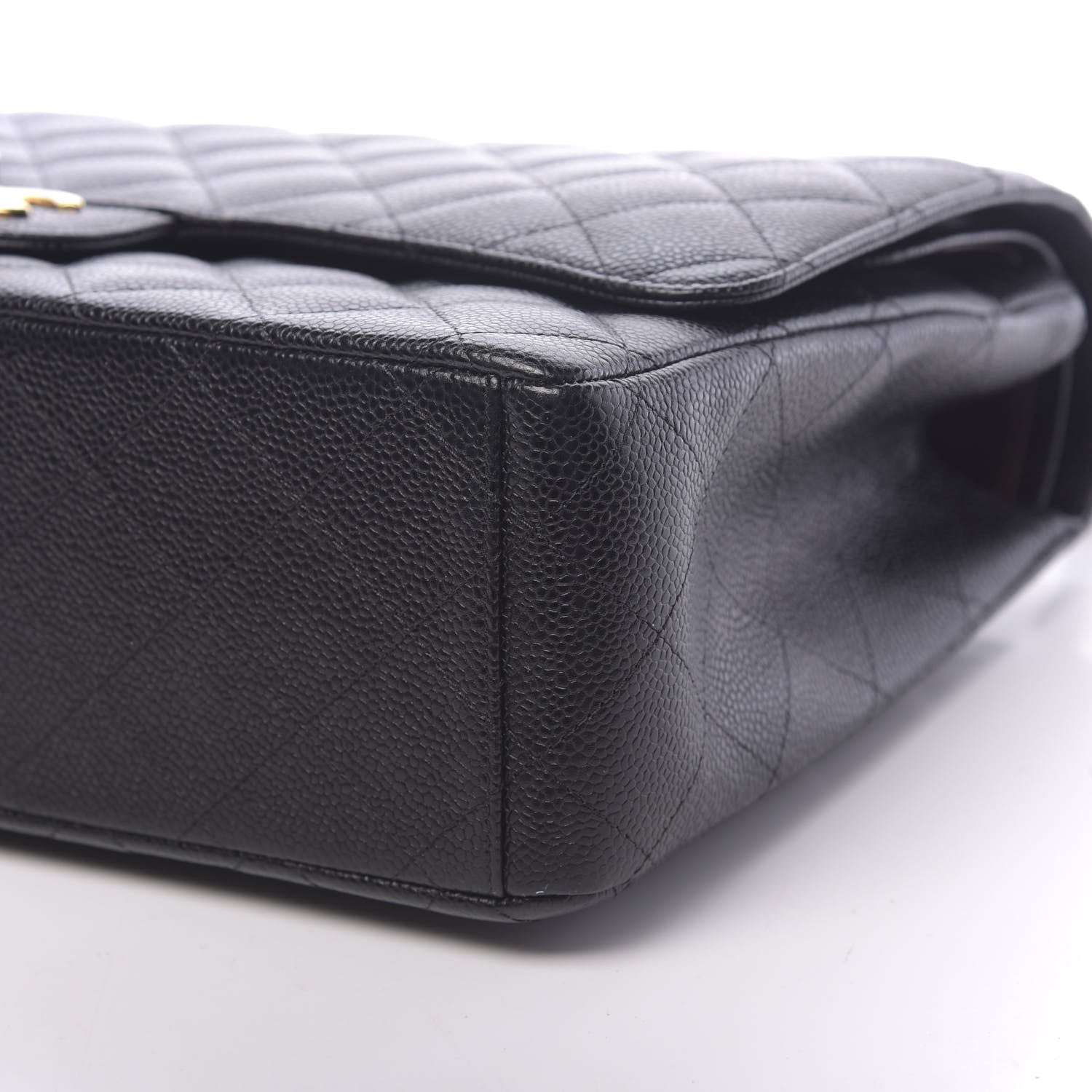Chanel Caviar Quilted Maxi Double Flap Black 9 of 12