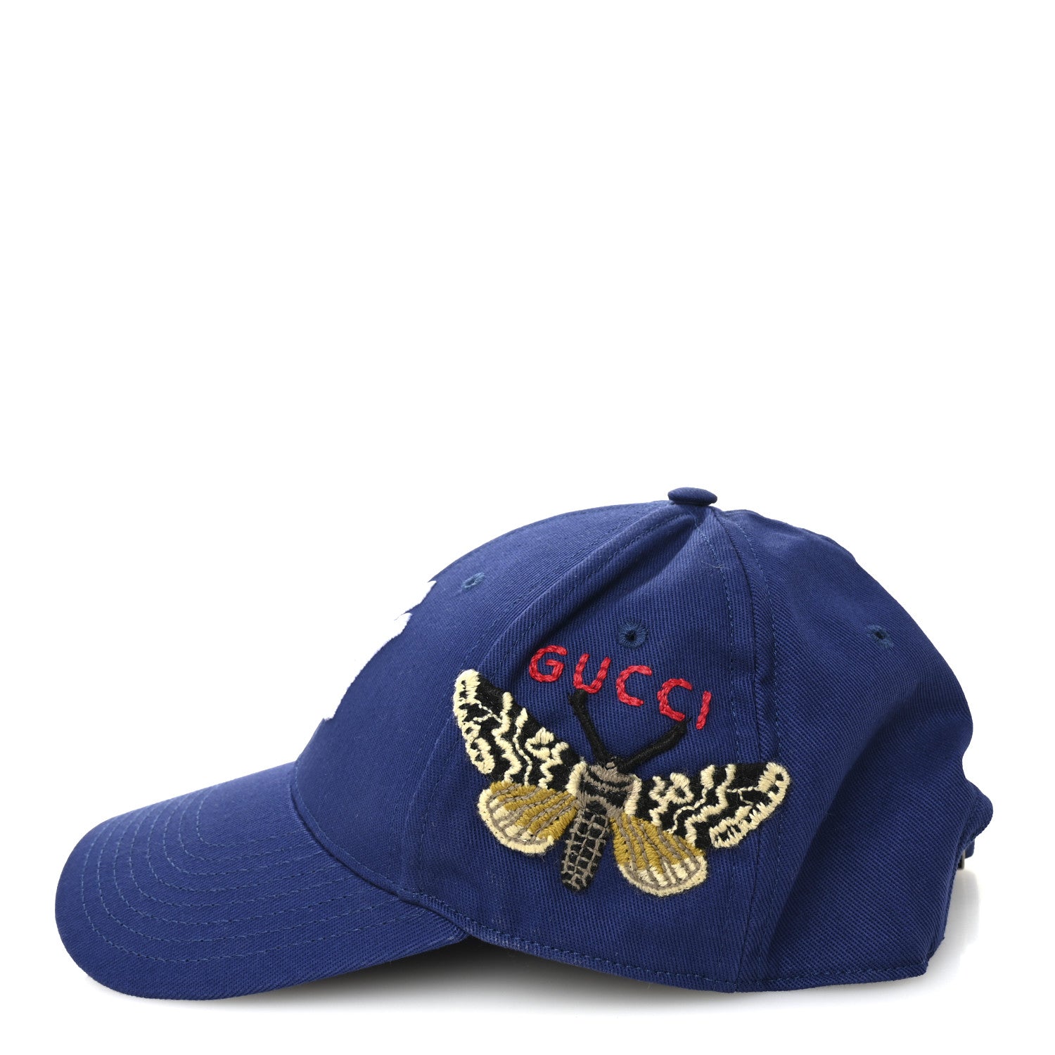 Gucci X MLB Cotton NY Yankees Baseball Hat 57-61 Blue 4 of 9