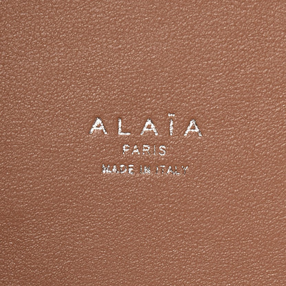 Alaia Lux Calfskin Zig Zag Laser Cut Mina 32 Bag Black 7 of 10