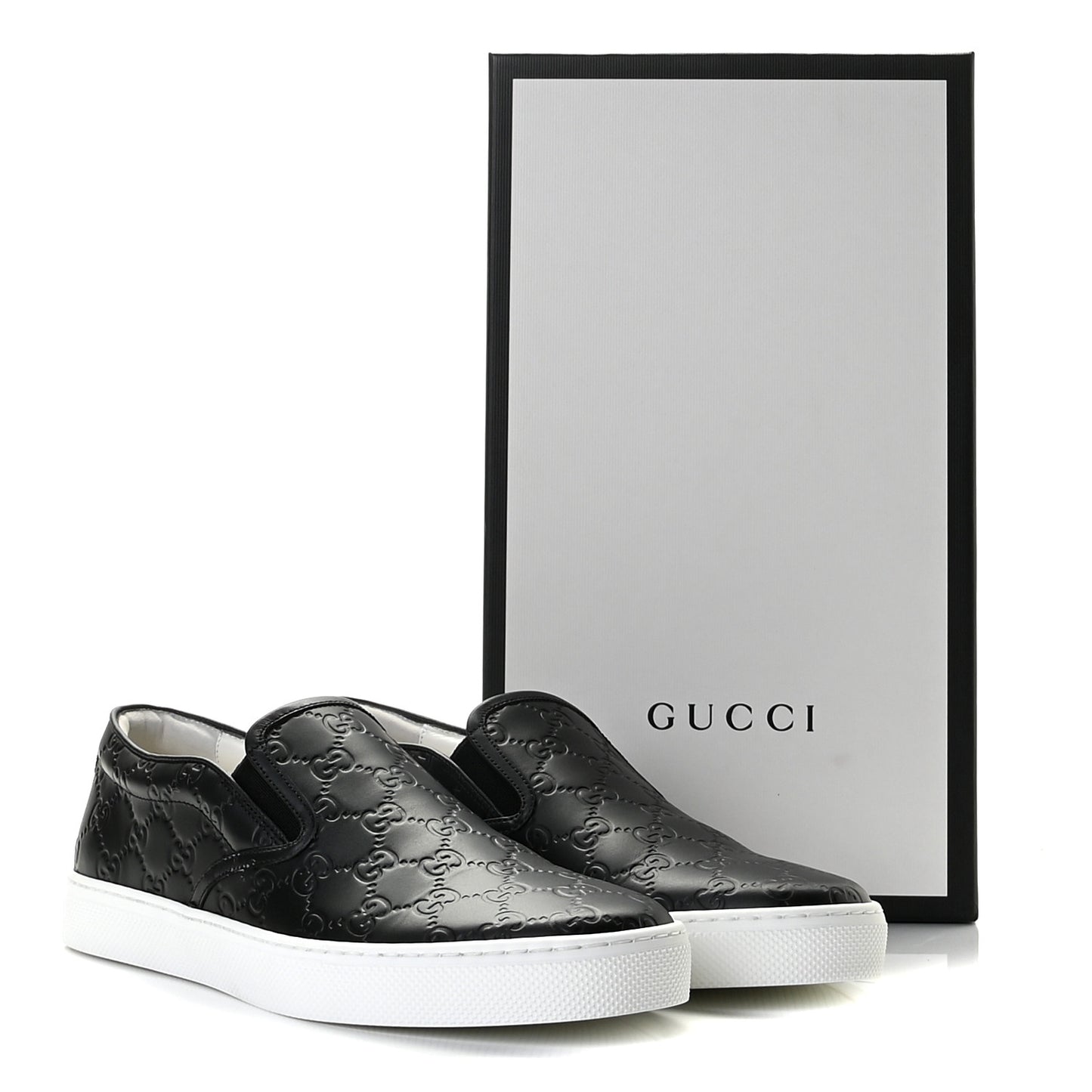 Guccissima Mens Dublin Slip On Sneakers 9 Black