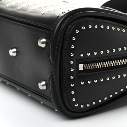 Alexander McQueen Calfskin Studded Mini Heroine Shoulder Bag Black 10 of 10