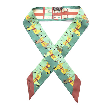 Hermes Silk Rocabar Twilly 1 of 4