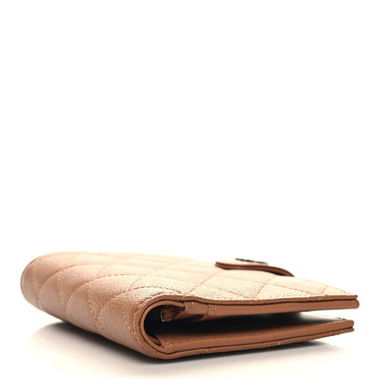 Chanel Caviar Quilted Passport Holder Camel 4 of 9
