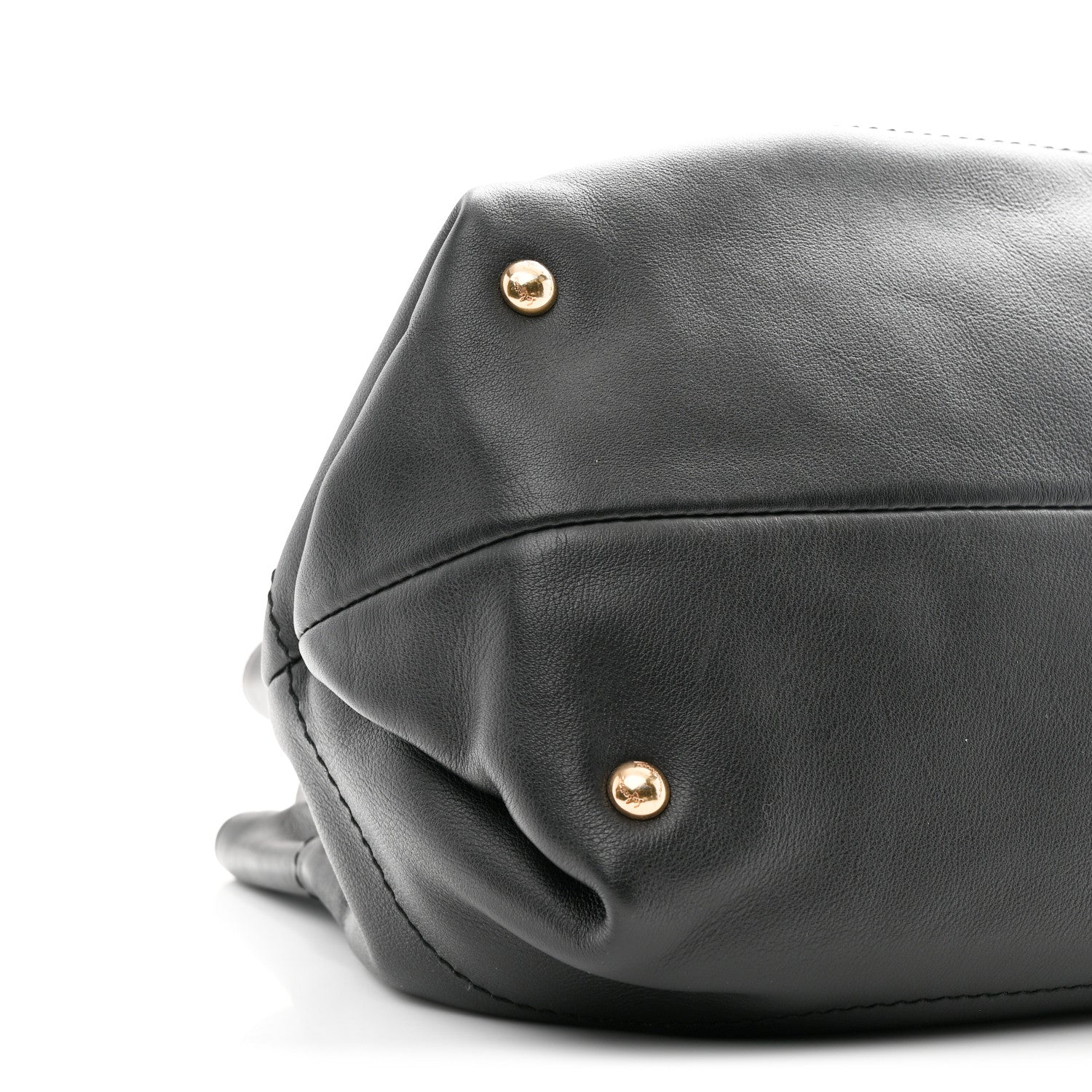 Salvatore Ferragamo Calfskin Gancini Tote Bag Black 9 of 10
