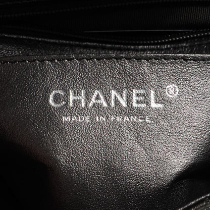 Chanel Metallic Lambskin Quilted Mini Rectangular Flap Dark Grey 7 of 8