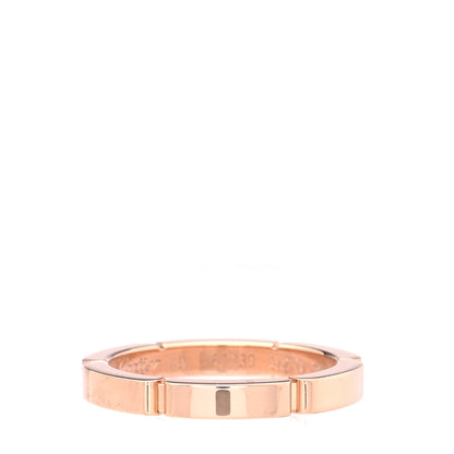 Cartier 18K Pink Gold Diamond Maillon Panthere Half Diamond Wedding Band Ring 49 4.75 3 of 7