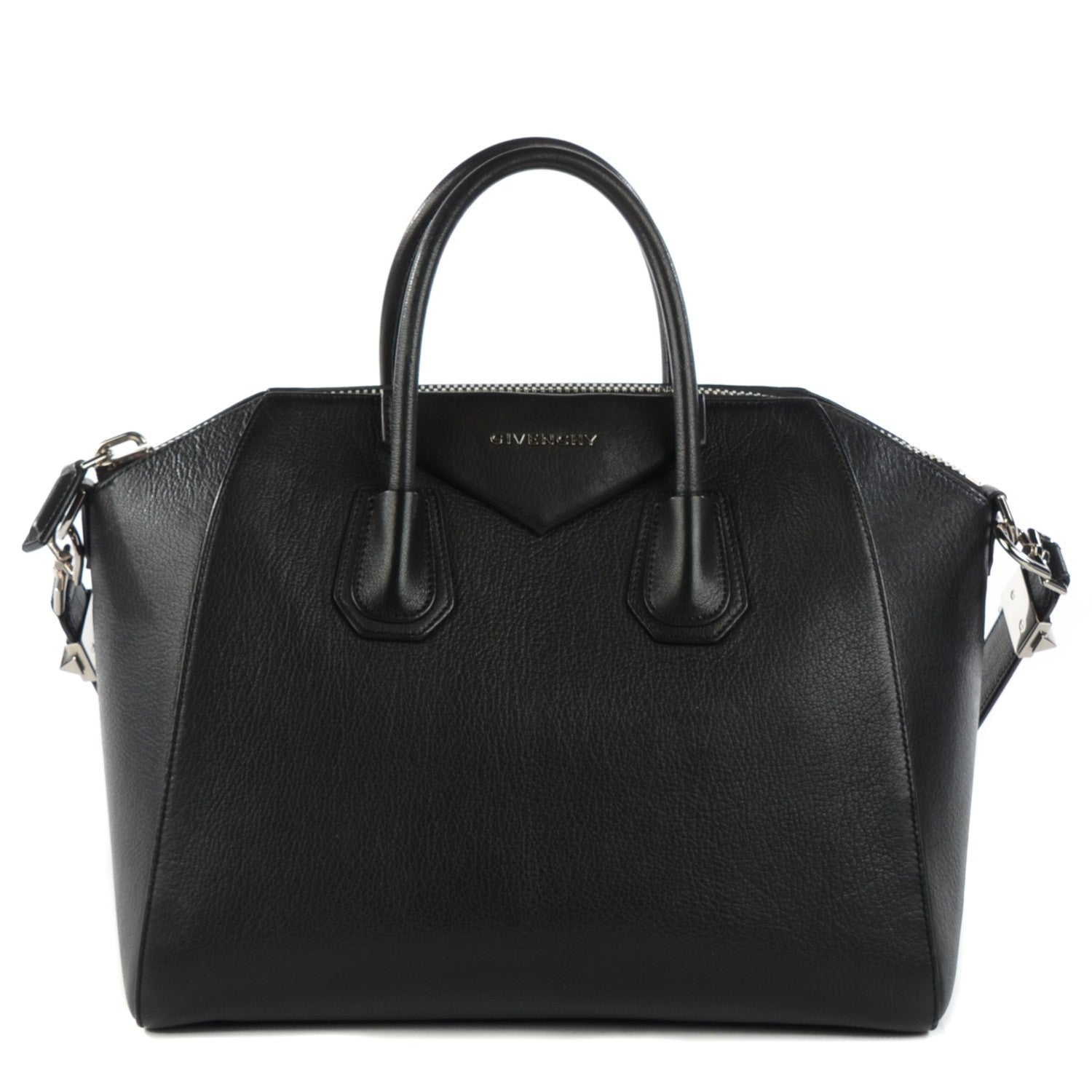 Givenchy Sugar Goatskin Medium Antigona Black 1 of 7