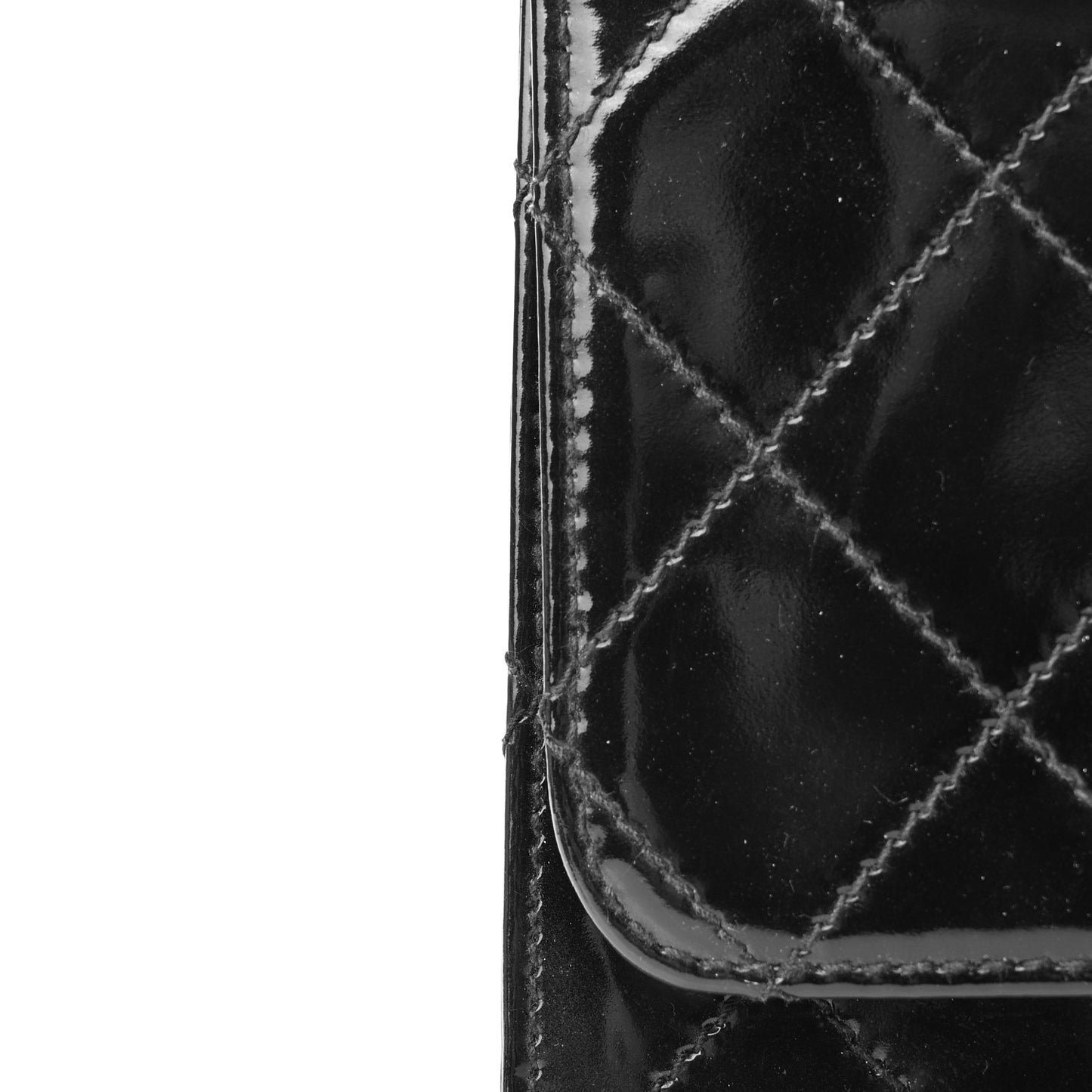 Patent Medium Kelly Flap Black