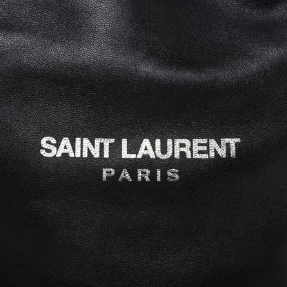 Saint Laurent Lambskin Small Teddy Bucket Bag Black 18 of 18