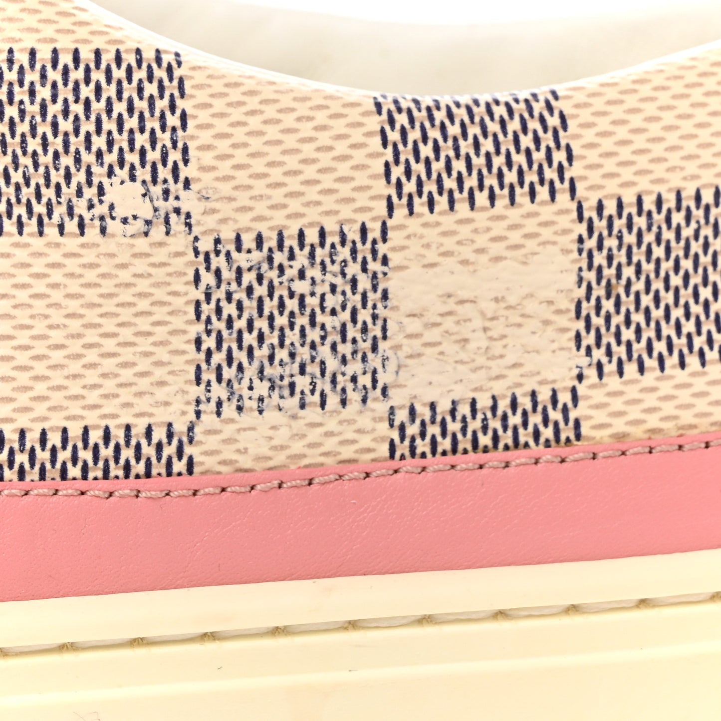 Damier Azur Stellar Sneakers 38 Rose Ballerine