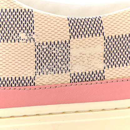 Louis Vuitton Damier Azur Stellar Sneakers 38 Rose Ballerine 11 of 11